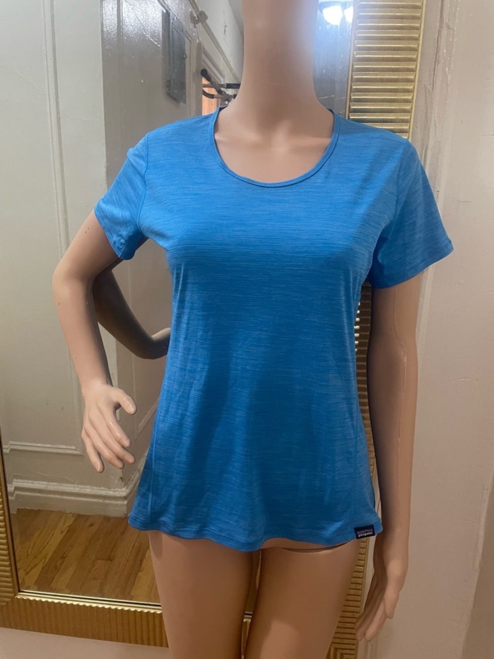 Patagonia Women’s Bright Blue Short Sleeve Crew Tee